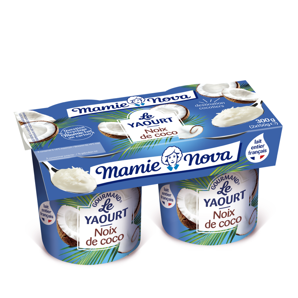 Mamie Nova Publicité 2021 - Gourmand® Yaourt Noix de Coco 